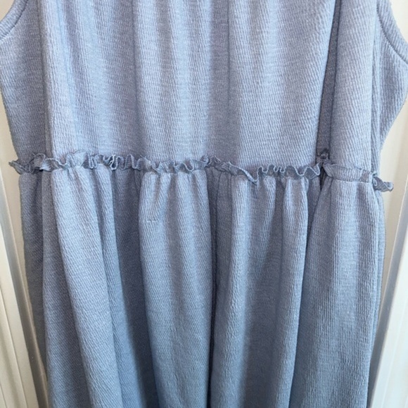 Easel light blue, sleeveless halter dress - sz Medium - Picture 4 of 7